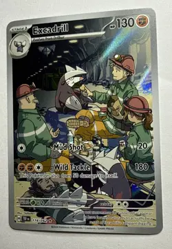 Excadrill Illustration Rare SV05: Temporal Forces 174/162 Pokemon TCG Near Mint - Image 3