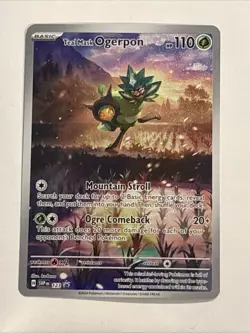 Pokemon TCG - Teal Mask Ogerpon - SVPEN123 - Black Star Promo - (Near Mint) - Image 1