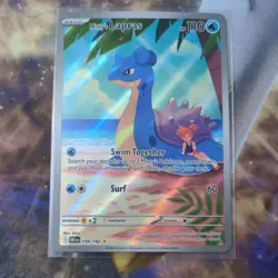Pokemon TCG Misty's Lapras Destined Rivals IR 194/182 Illistration Rare NM/M - Image 1