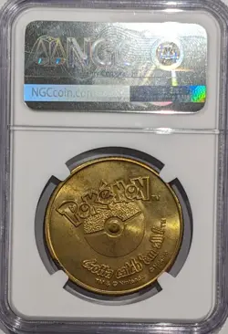 1999 Pokemon Battling Coin STARMIE #121 - NGC MS65 - Image 2