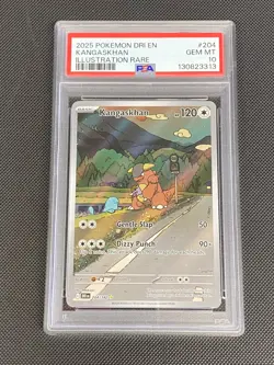 Pokemon Kangaskhan 204/182 Sv10: Destined Rivals Holo Illustration Rare PSA 10 - Image 1