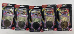 Pokemon Phantasmal Flames Single Pack Booster Blister Set (lot of 5) - Image 1