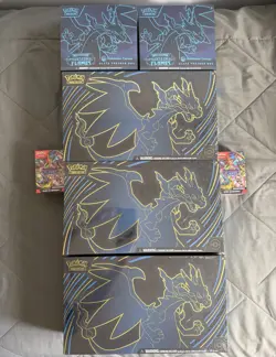 Pokemon Phantasmal Flames Pokemon Center ETB (2) & (3) UPC & (2) booster bundles - Image 1