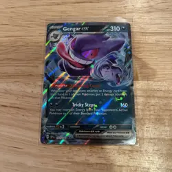 Pokemon TCG: Scarlet & Violet- Temporal Forces TEF 104/162 Gengar ex - Image 1