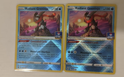 Pokemon TCG Asia Exclusive GYM Stamped Radiant Greninja 046/189 - Image 1
