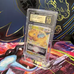✨✨ CGC 10 PRISTINE Japanese Pokemon 2022 Dragonite VSTAR 050/071 Pokemon GO s10b - Image 1