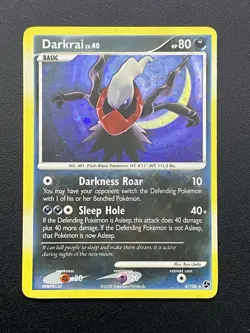 Darkrai 4/106 Pokemon Great Encounters Holo Card Pokemon TCG MP-HP - Image 1