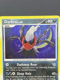 Darkrai 4/106 Pokemon Great Encounters Holo Card Pokemon TCG MP-HP - Image 2