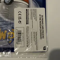 Pikachu At The Museum, Pokemon X Natural History Museum Jumbo Promo - Sealed - Image 3