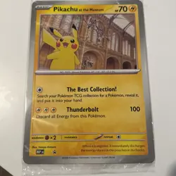 Pikachu At The Museum, Pokemon X Natural History Museum Jumbo Promo - Sealed - Image 4