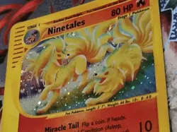 Pokemon TCG Ninetales Holo Aquapolis H19/H32 - Image 2
