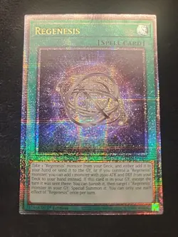 Regenesis ALIN-EN059 Yugioh Quarter Century Secret Rare Alliance Insight 1st Ed - Image 1