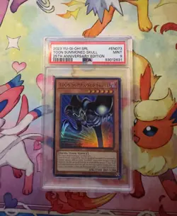2023 Toon Summoned Skull SRL-EN073 Spell Ruler 25th Anniversary PSA 9 Yu-Gi-Oh! - Image 2
