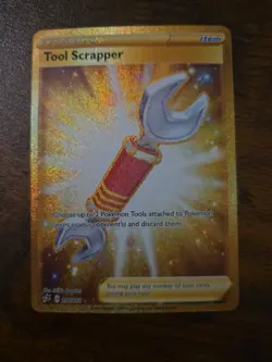 Tool Scrapper 208/192 Rebel Clash Full Art Gold Secret Rare Pokemon Card - Image 1