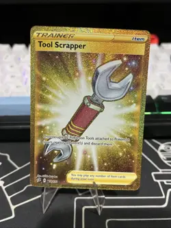 Tool Scrapper 208/192 Rebel Clash Full Art Gold Secret Rare Pokemon Card - Image 1