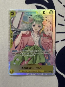 Kouzuki Hiyori English SR OP06-106 One Piece Card Game - Image 1