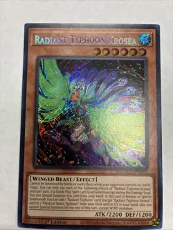 Radiant Typhoon Krosea DOOD-EN015 Secret Rare Card Near Mint NM Condition - Image 1
