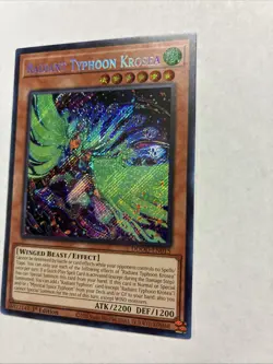 Radiant Typhoon Krosea DOOD-EN015 Secret Rare Card Near Mint NM Condition - Image 2