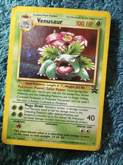 Pokemon Swirl Venusaur #13/53 Black Star Promo Holo Rare Card - Image 2