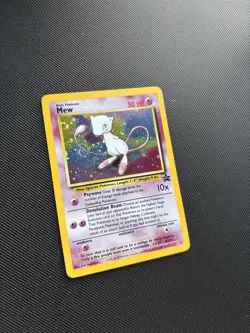 Pokemon Card Black Star Promo Mew 9 Holo WOTC with Swirl! - Image 4