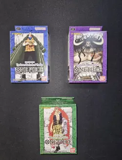 One Piece Super Pre Release Starter Deck 2-3-4 Sealed - Crocodile - Kaido - Kid - Image 3