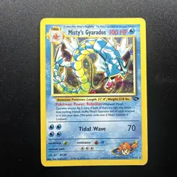 Pokemon TCG Misty's Gyarados Holo Rare Gym Challenge 13/132 Unlimited Edition - Image 1