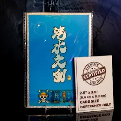 Carrot Waifu Trading Card A6 Premium Oversized Glitter Frame One Piece - Image 2