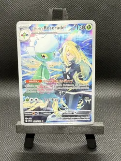 Pokemon TCG Cynthia's Roserade IR Destined Rivals Card 184/182 NM Condition - Image 2