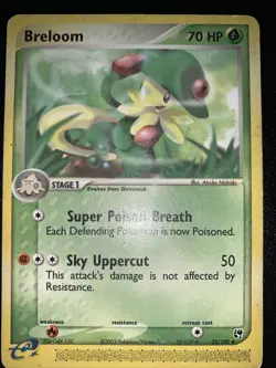 BRELOOM 33/100 EX Sandstorm Pokemon Card - Image 1