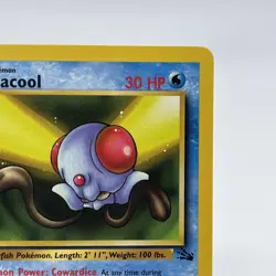 1st Edition Tentacool - NM/LP - Vintage WotC 56/62 Fossil Set Pokemon Card - Image 3