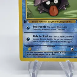 1st Edition Shellder - NM/LP - Vintage WotC 54/62 Fossil Set Pokemon Card - Image 4
