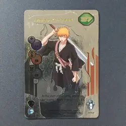 Bleach Trading Card Game, Ichigo Kurosaki HT2 Hi-Tech Guardian Holo LP - Image 1