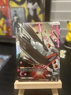 Gundam TCG Card Game Dual Impact GD02-129 R+ Argama Base Alt Art Rare NM - Image 3