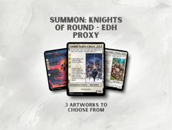 Summon: Knights of Round - Custom Magic: The Gathering Card - Image 1