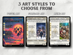 Summon: Knights of Round - Custom Magic: The Gathering Card - Image 2