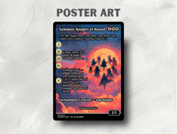 Summon: Knights of Round - Custom Magic: The Gathering Card - Image 3