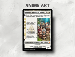 Summon: Knights of Round - Custom Magic: The Gathering Card - Image 5