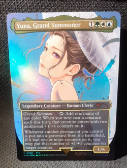 1x MTG FOIL '' YUNA GRAND SUMMONER'' PROMO FOIL P001 /MAGIC FINAL FANTASY - Image 1