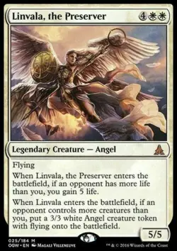 1x LINVALA, THE PRESERVER - ANgel - Oath - MTG - NM - Magic the Gathering - Image 1