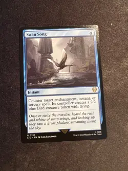 Swan Song - 0197 LTC MTG - Rare N/M - Elven Council - Image 1