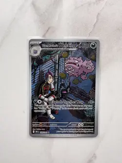 Pokemon Team Rocket’s Weezing Illustration Rare IR 199/182 Destined Rivals MINT - Image 1