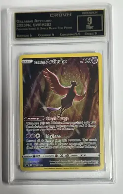 2023 Pokemon Sword and Shield Black Star Promo Galarian Articuno Crown Mint 9 - Image 1