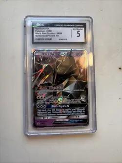 Pokemon TCG Ultra Necrozma GX Holo Ultra Rare Promo SM58 CGC 5 - Image 1