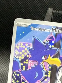 Pokemon TCG-Team Rocket's Murkrow-200/182-Sv10: Destined Rivals-Holo-M/NM! - Image 3