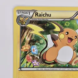Raichu 28/111 Uncommon XY Furious Fists LP Pokemon - Image 2