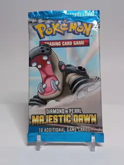 HIPPOWDON MAJESTIC DAWN BOOSTER PACK DIAMOND & PEARL FACTORY SEALED POKEMON RARE - Image 1