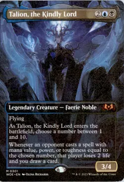 Talion, the Kindly Lord (Borderless) Wilds of Eldraine WOE Normal NM - Image 1