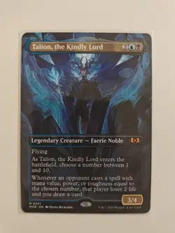 Talion, the Kindly Lord (Borderless) Wilds of Eldraine Regular - Image 1