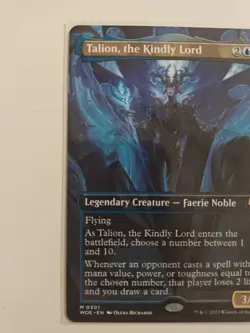 Talion, the Kindly Lord (Borderless) Wilds of Eldraine Regular - Image 3