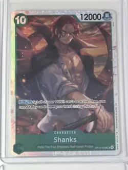 Shanks OP13-028 Carrying On His Will 4 Foil Card Play Set Lot One Piece - Image 3
